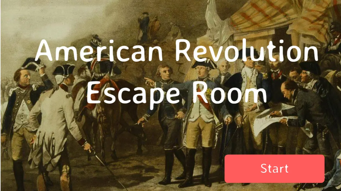 American Revolution Escape Room — an interactive student project